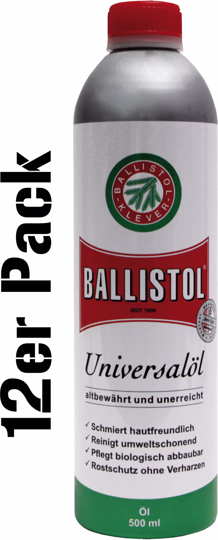 Pack of 12 Ballistol Universal Oil cans