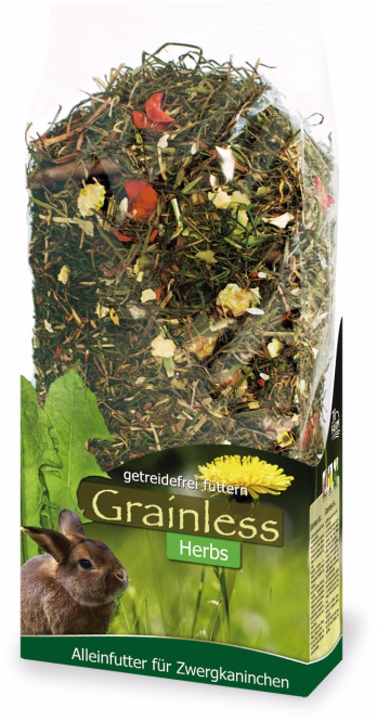 Grainless Herbs Alleinfutter für Zwergkaninchen