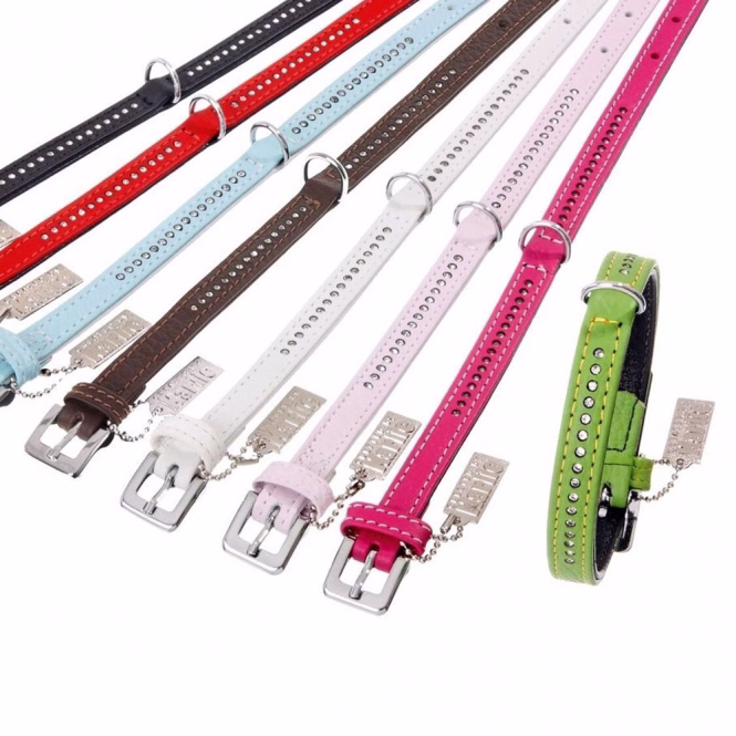 Vintage Strass-Halsband 1-reihig