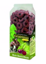 Grainless Rote-Beete-Ringe für Zwergkaninchen und Nager