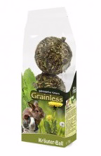 Grainless Kräuter-Ball für Zwergkaninchen und Nager