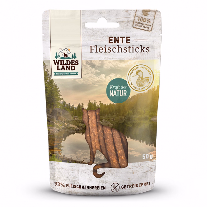 Fleischsticks Ente für Katzen