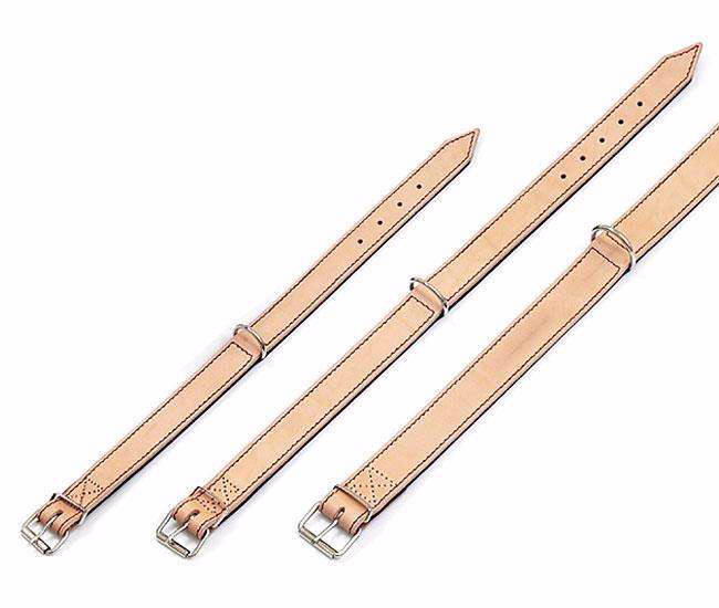 RONDO Halsband aus genähtem Echtleder