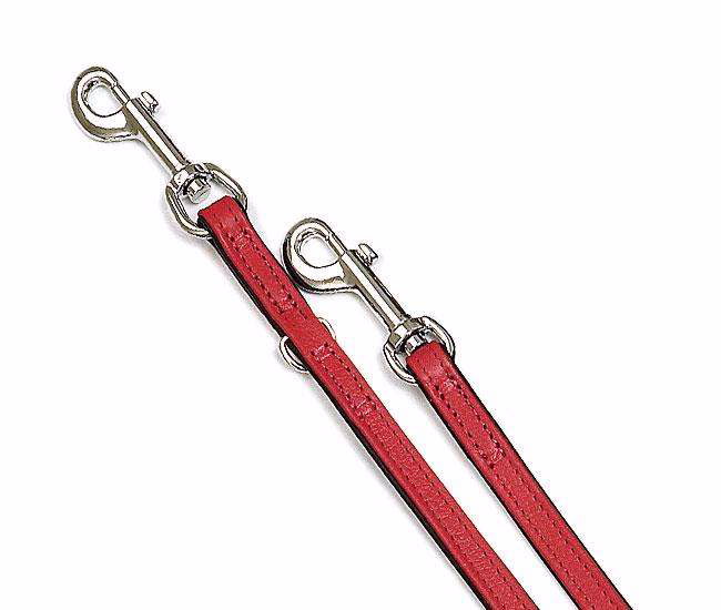 Vintage Führleine aus Leder, schmal