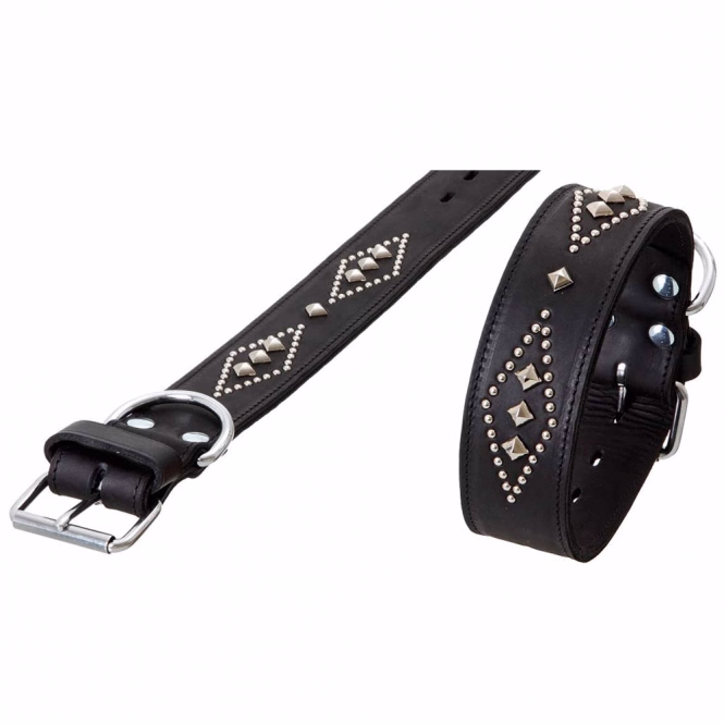 Rondo Nietenhalsband aus Vollrindleder