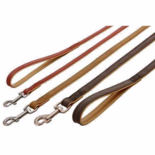 Buffalo Oriental Lederleine Braun/Natur, 22 mm